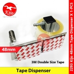 48mm Big Tape Dispenser Stainless Steel Heavy Duty #Desktop #48mm #TapeDispenser #OppTape #大号胶纸架 #Kijo #2293